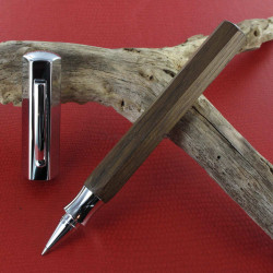 Stylo Roller Faber-Castell®  "Ondoro" Chêne Fumé