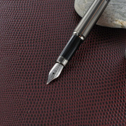 Stylo Plume Vuarnet® "Skipper" Marbré Noir Gun