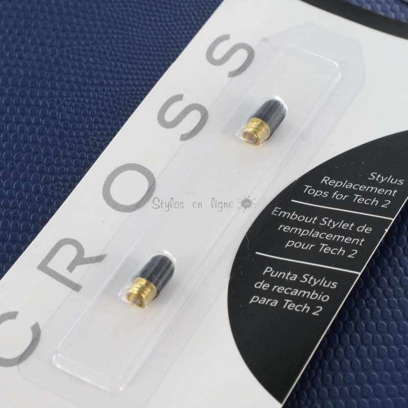 Pack de 2 Embouts stylets de remplacement Cross pour stylo Tech2 Pack de 2 Embouts stylets de remplacement Cross pour stylo Tech2