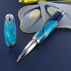 Stylo Roller Recife® Pearl Soyouz Bleu Turquoise Nacré