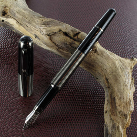 Stylo Plume Vuarnet® "Skipper" Noir Gun