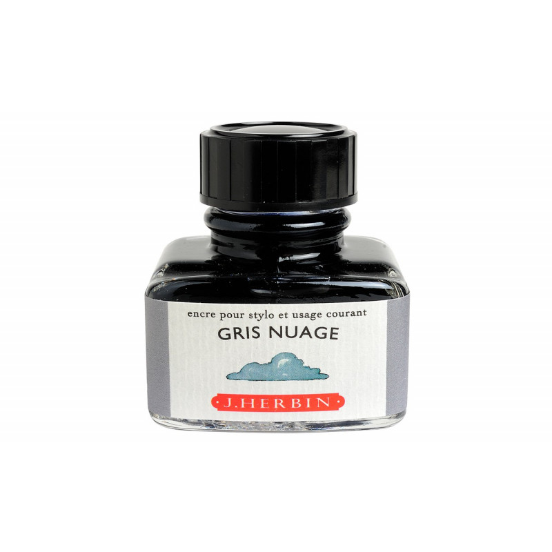 Flacon d'encre J. Herbin® Gris Nuage 30 ml Flacon d'encre J. Herbin® Gris Nuage 30 ml