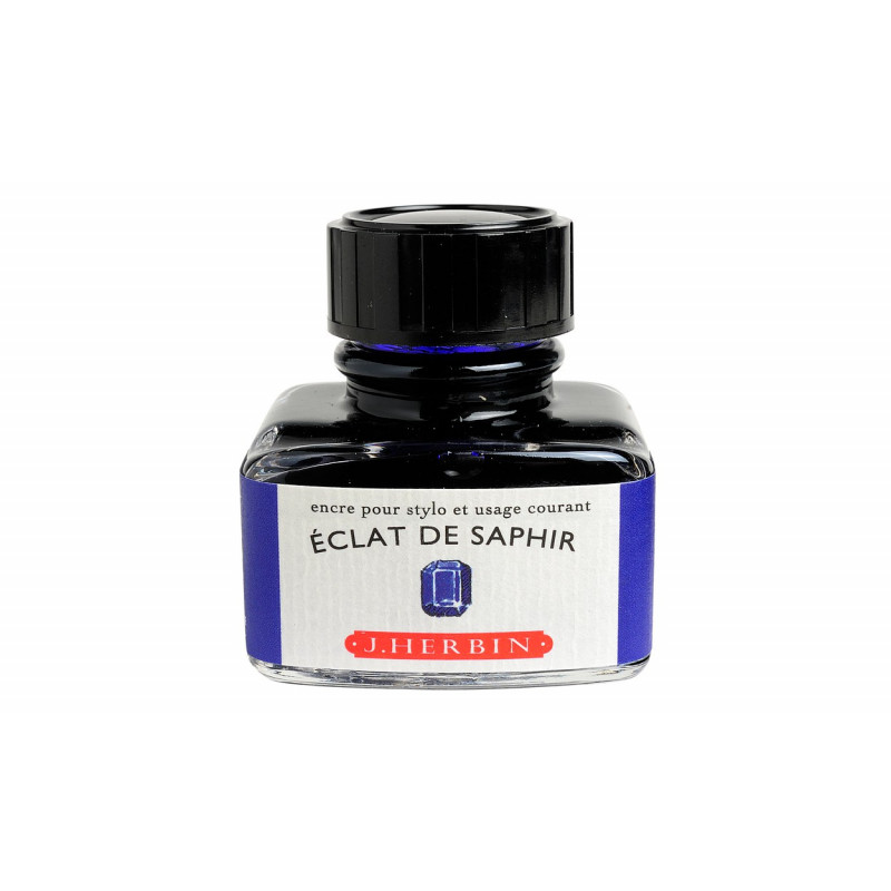 Flacon d'encre J. Herbin® Eclat de Saphir 30 ml Flacon d'encre J. Herbin® Eclat de Saphir 30 ml