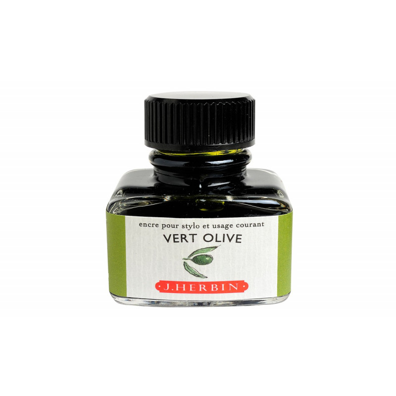 Flacon d'encre J. Herbin® Vert Olive 30 ml Flacon d'encre J. Herbin® Vert Olive 30 ml