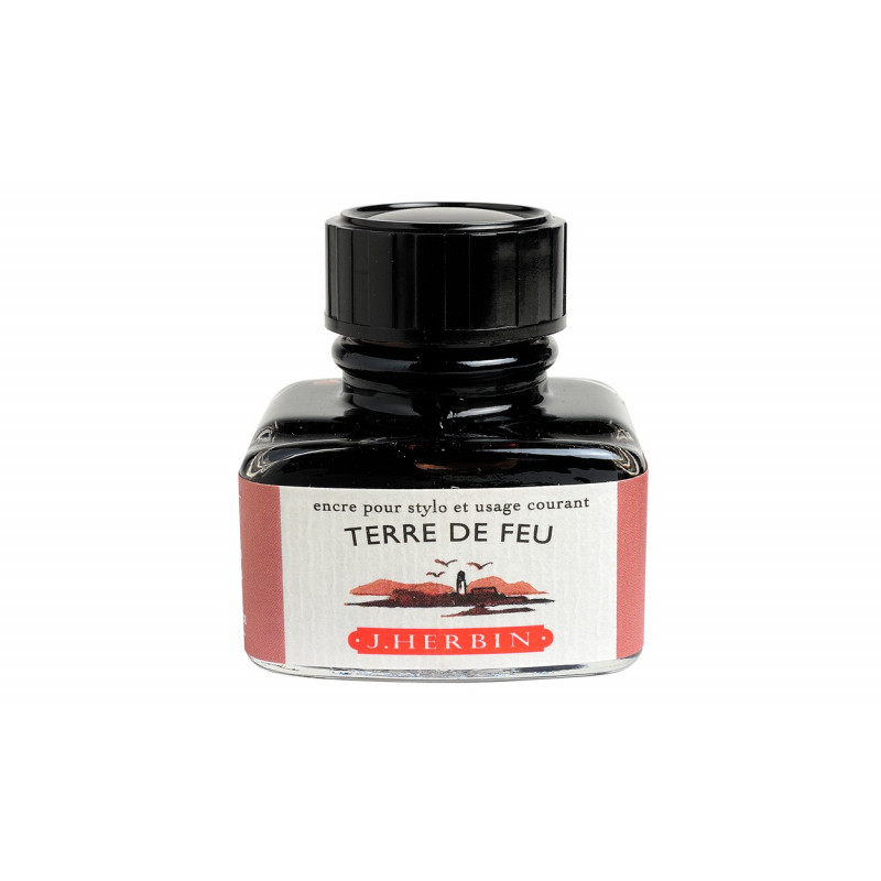 Flacon d'encre J. Herbin® Terre de Feu 30 ml Flacon d'encre J. Herbin® Terre de Feu 30 ml