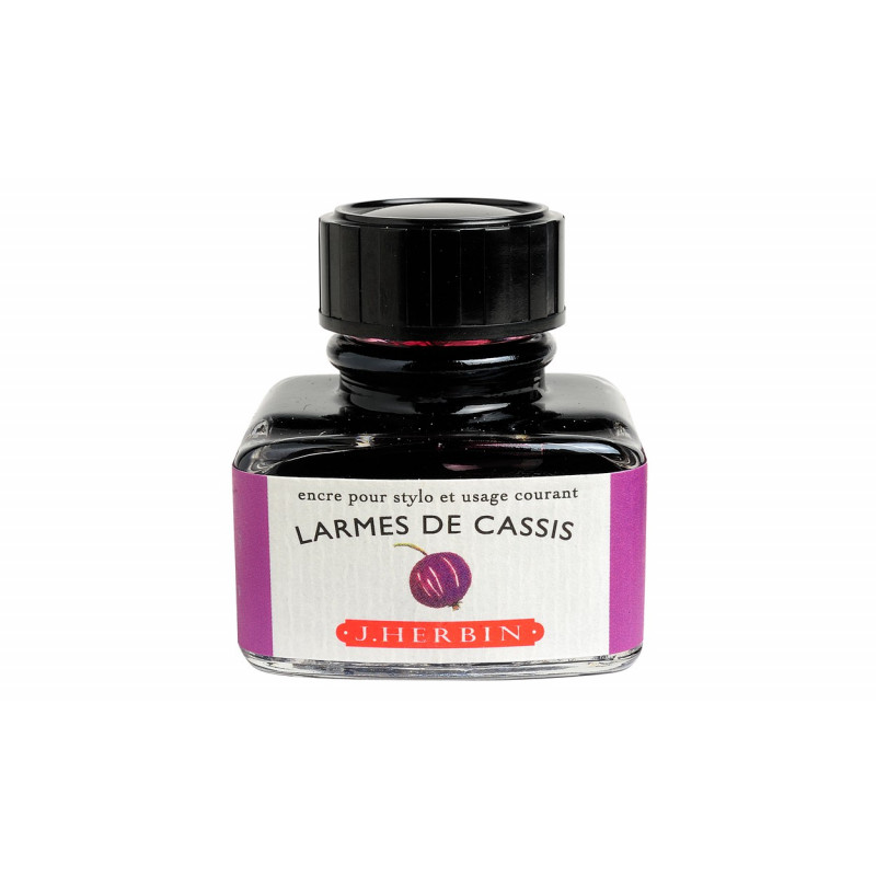 Flacon d'encre J. Herbin® Larmes de Cassis 30 ml Flacon d'encre J. Herbin® Larmes de Cassis 30 ml