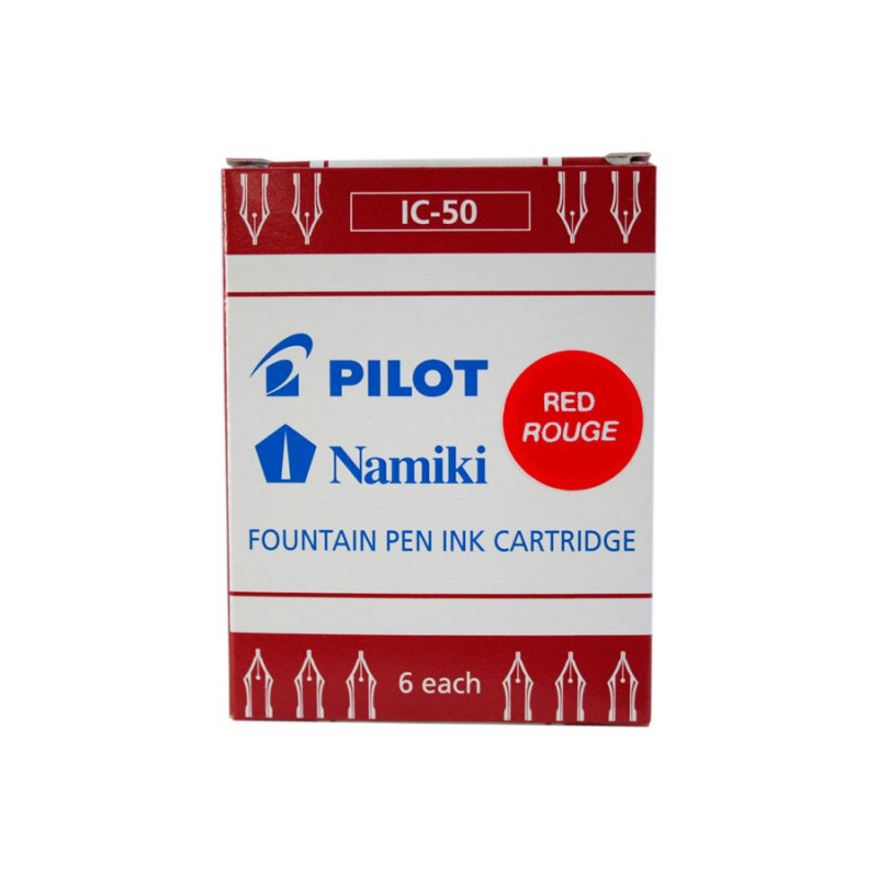 Cartouches d'encre Pilot® Namiki Rouges Cartouches d'encre Pilot® Namiki Rouges