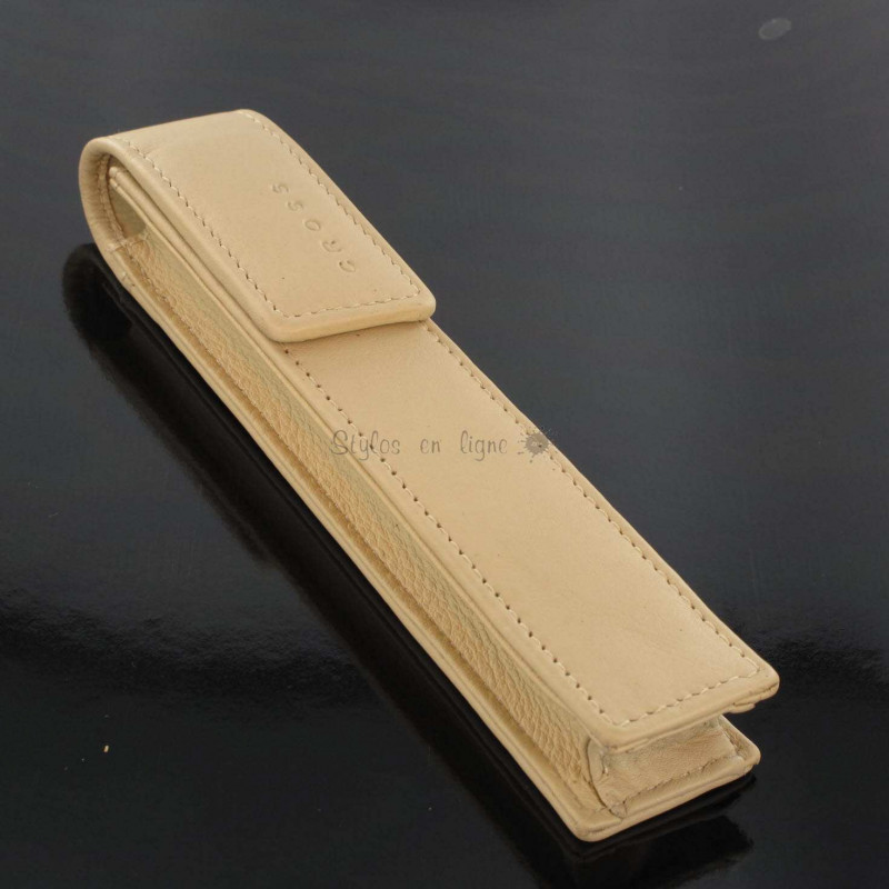 Etui Cuir Beige Cross® 1 Stylo Etui Cuir Beige Cross® 1 Stylo