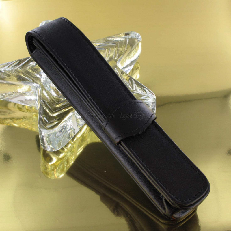 Etui à Stylo Cuir Diplomat® Noir (1 Stylo) Etui à Stylo Cuir Diplomat® Noir (1 Stylo)