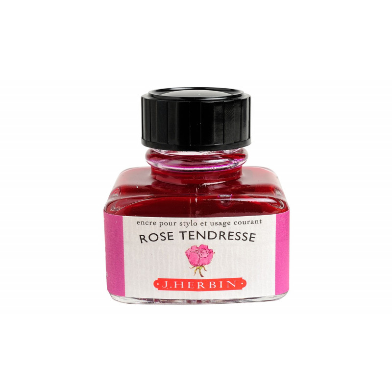 Flacon d'encre J. Herbin® Rose Tendresse 30 ml Flacon d'encre J. Herbin® Rose Tendresse 30 ml
