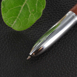 Stylo Multifonction Oberthur "Séquoia" Bois de rose 