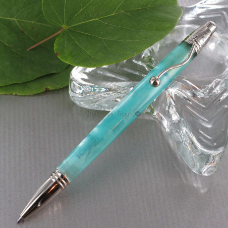 Stylo Bille Jean Pierre Lépine® "INDIGO" Bleu Vert