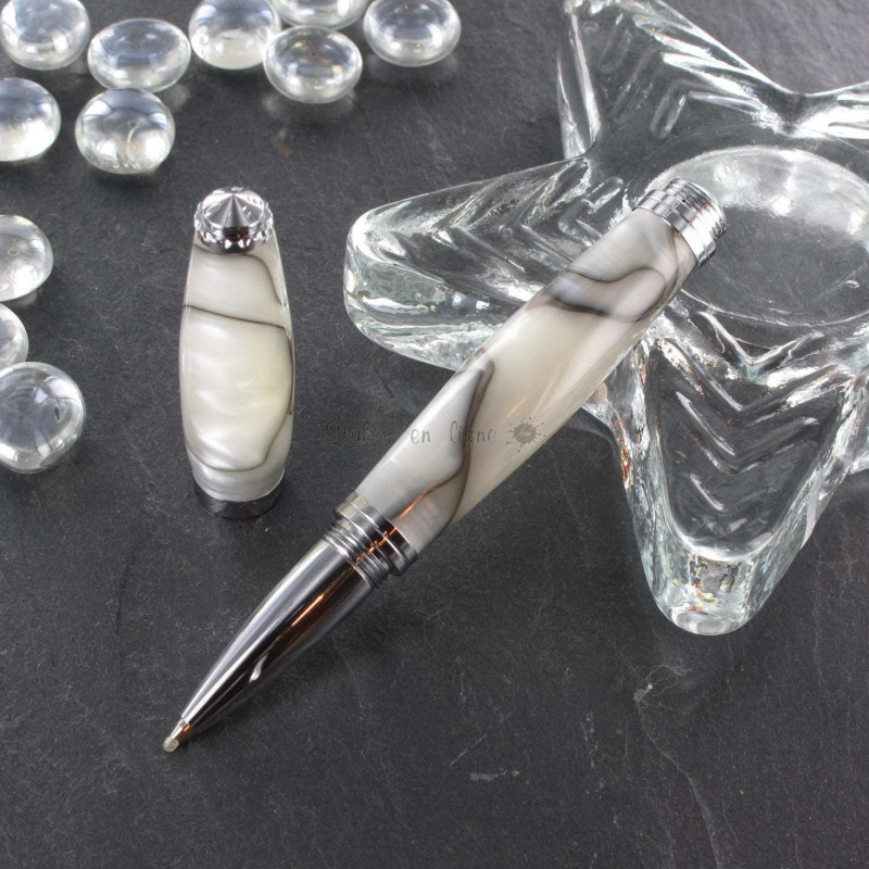 Stylo Roller Recife® Pearl Soyouz Nacré Stylo Roller Recife® Pearl Soyouz Nacré