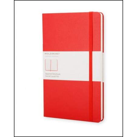 Carnet Moleskine® Rouge Pocket Quadrillé