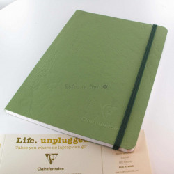 Carnet Demi Format Clairefontaine® Age Bag Vert Empire