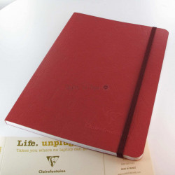 Carnet Demi Format Clairefontaine® Age Bag Rouge Opéra