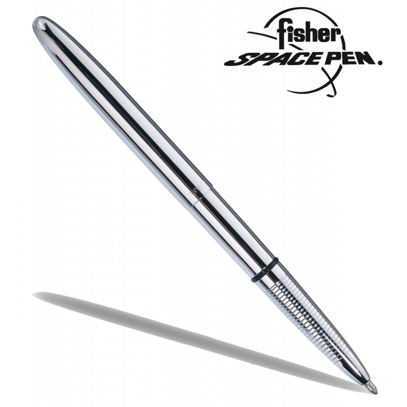 Stylo Bille Fisher Pocket en Métal Chromé Stylo Bille Fisher Pocket en Métal Chromé
