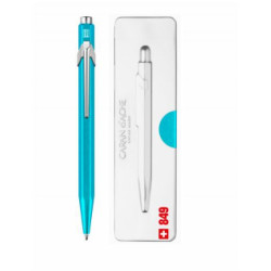 Stylo Bille Caran d'Ache® "Mod.849" Popline Turquoise