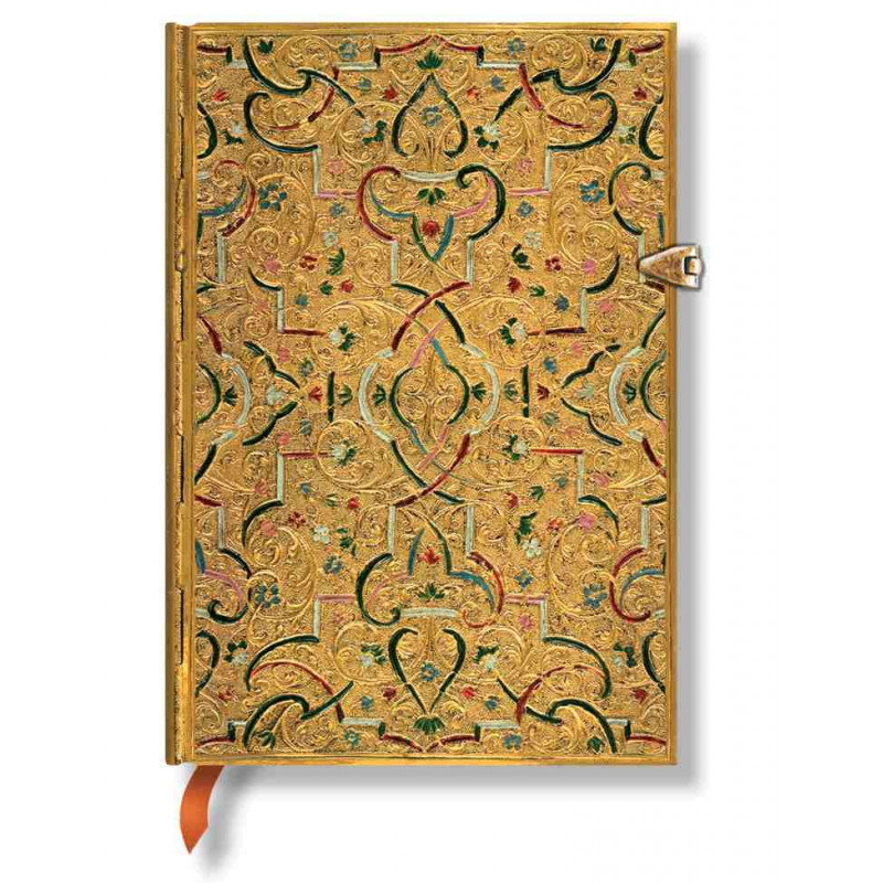 Carnet Paperblanks® Marqueterie d'Or Midi Uni Carnet Paperblanks® Marqueterie d'Or Midi Uni