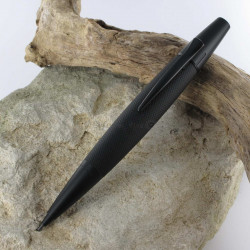 Stylo Portemine 1,4 mm Faber-Castell® "e-motion" Pure Black Aluminium Noir