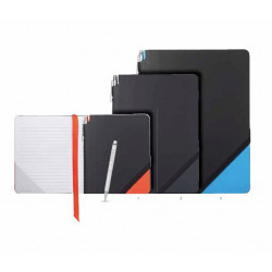 Petit Carnet Cross® JotZone Noir & Orange Ligné