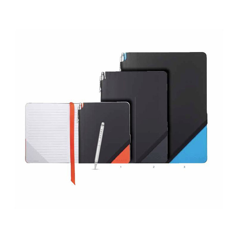 Petit Carnet Cross® JotZone Noir & Orange Ligné Petit Carnet Cross® JotZone Noir & Orange Ligné