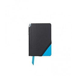 Petit Carnet Cross® JotZone Noir & Bleu Ligné