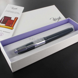 Stylo e-Roller Recife® Riviera Press Slim Gris