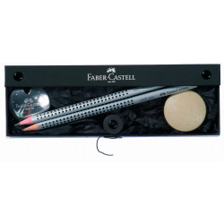 Coffret 2 Crayons graphite FABER CASTELL® "Ovni" Grip