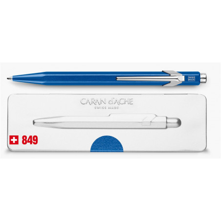 Stylo Bille Caran d'Ache® "Mod.849" Pop Line Bleu