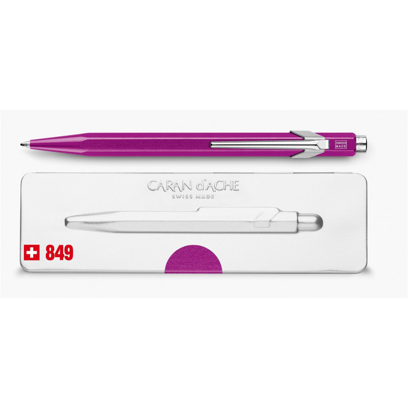 Stylo Bille Caran d'Ache® "Mod.849" Pop Line Violet Stylo Bille Caran d'Ache® "Mod.849" Pop Line Violet