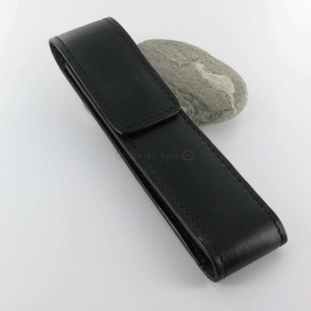 Etui à Stylo Cuir Oberthur® Birmingham Noir (1 Stylo)