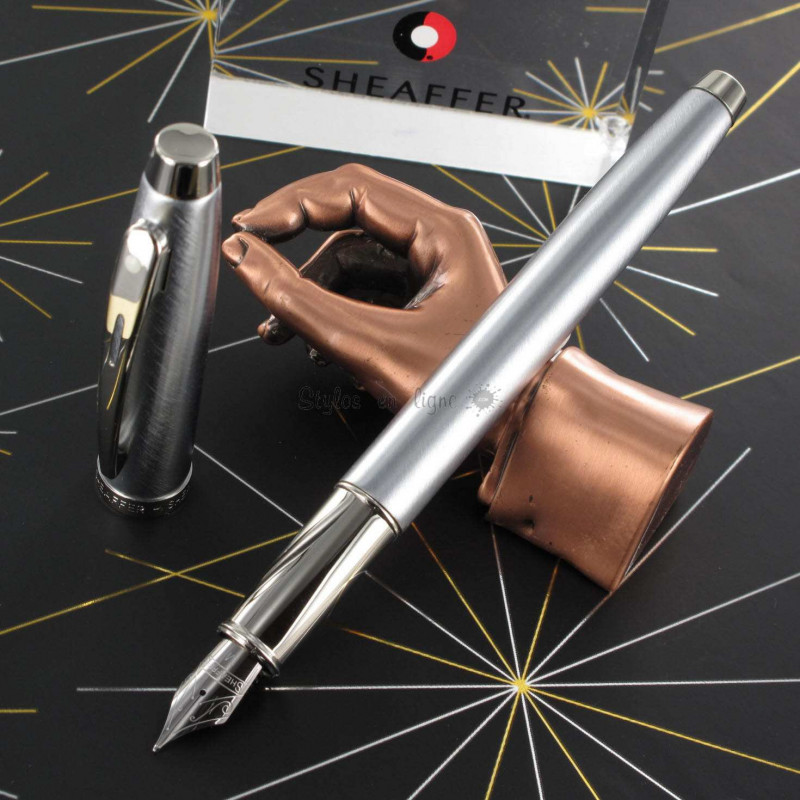 Stylo Plume Sheaffer® "Serie 100" Chromé Brossé Stylo Plume Sheaffer® "Serie 100" Chromé Brossé