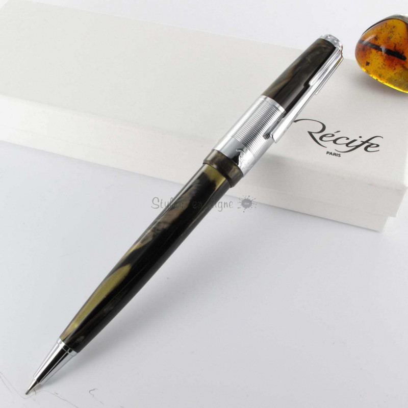 Stylo Portemine 0,7 Recife® Amber Reporter Brun Stylo Portemine 0,7 Recife® Amber Reporter Brun