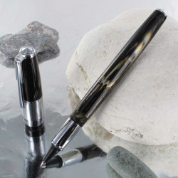 Stylo e-Roller Recife® Amber Press Slim Brun