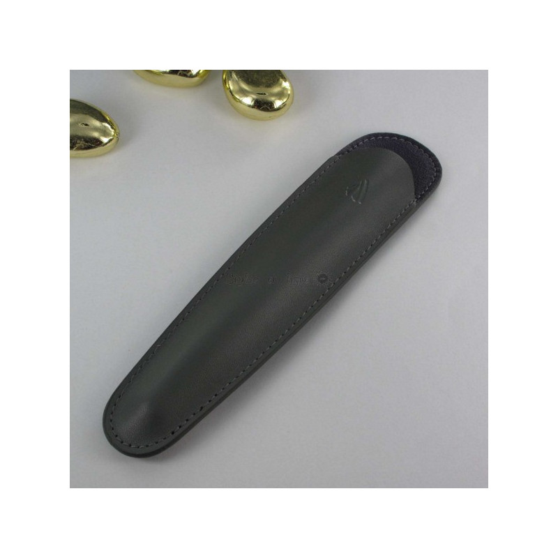 Petit Fourreau Cuir Recife® Mayfair Gris/Violet (1 Stylo) Petit Fourreau Cuir Recife® Mayfair Gris/Violet (1 Stylo)