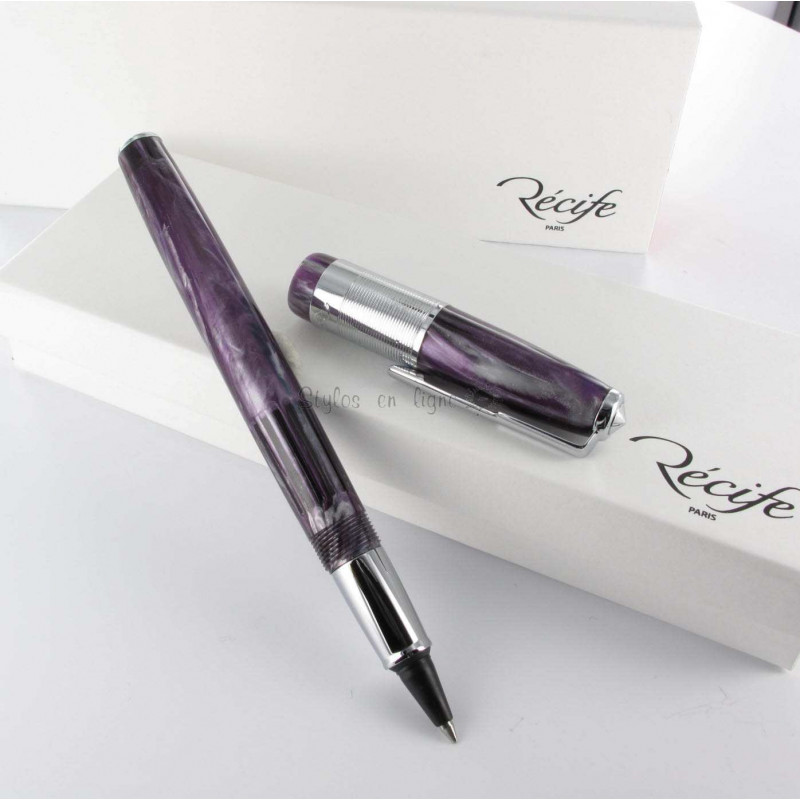Stylo e-Roller Recife® Amber Press Slim Violet