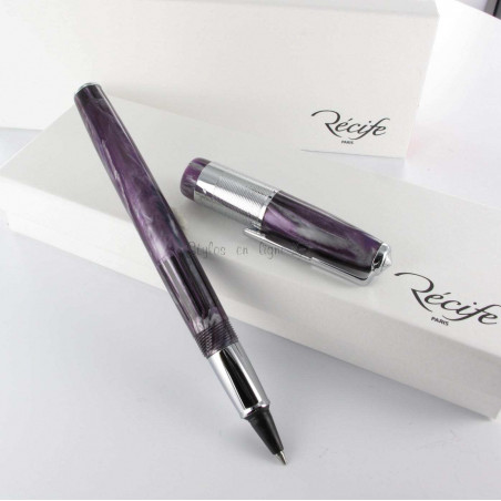 Stylo e-Roller Recife® Amber Press Slim Violet