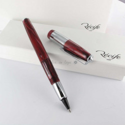 Stylo e-Roller Recife® Amber Press Slim Rouge