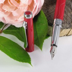 Stylo Plume Oberthur® "Astrée" Laqué Rouge Brillant