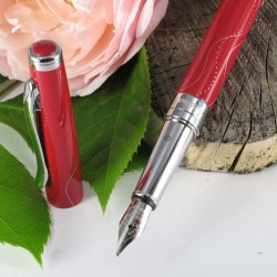 Stylo Plume Oberthur® "Astrée" Laqué Rouge Brillant