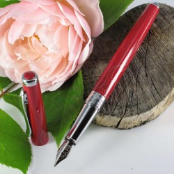 Stylo Plume Oberthur® "Astrée" Laqué Rouge Brillant