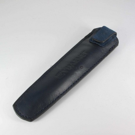Grand Fourreau Cuir Vuarnet® à fermeture Bleu (1 Stylo) Grand Fourreau Cuir Vuarnet® à fermeture Bleu (1 Stylo)
