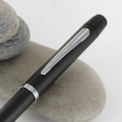 Stylo Multifonctions Cross® Tech3+ Noir Satiné Attributs chromés