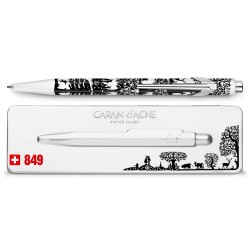 Stylo Bille Caran d'Ache®  "modèle 849 "papier découpé"
