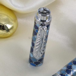 Stylo Plume Avenue Montaigne® "Cobblestones" Bleu/Gris