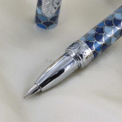 Stylo Plume Avenue Montaigne® "Cobblestones" Bleu/Gris