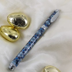 Stylo Plume Avenue Montaigne® "Cobblestones" Bleu/Gris