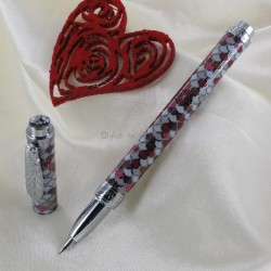 Stylo Plume Avenue Montaigne® "Cobblestones" Rose/Violet