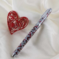 Stylo Plume Avenue Montaigne® "Cobblestones" Rose/Violet
